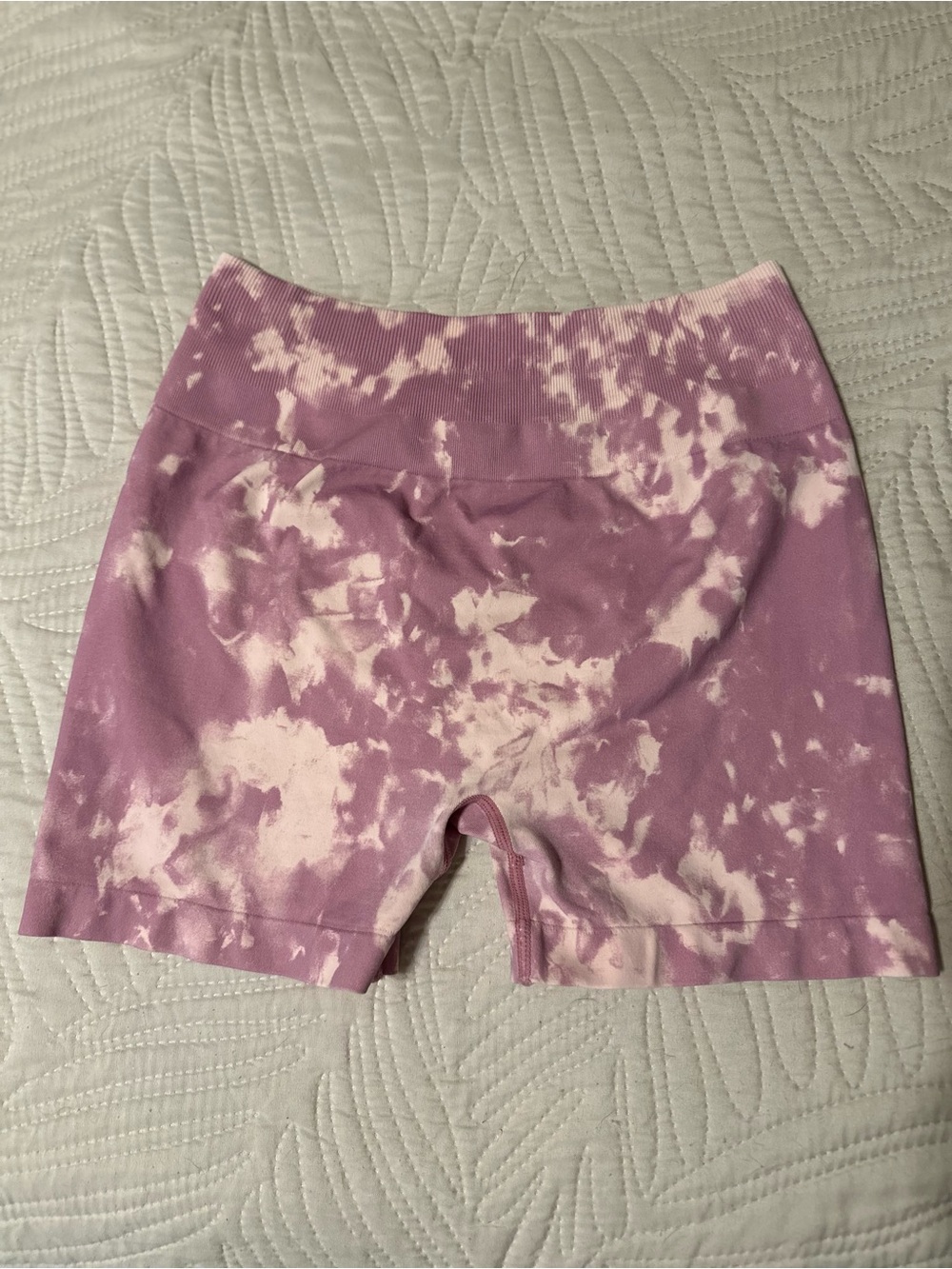 Purple Tie-Dye Women’s Stretch Bike Shorts